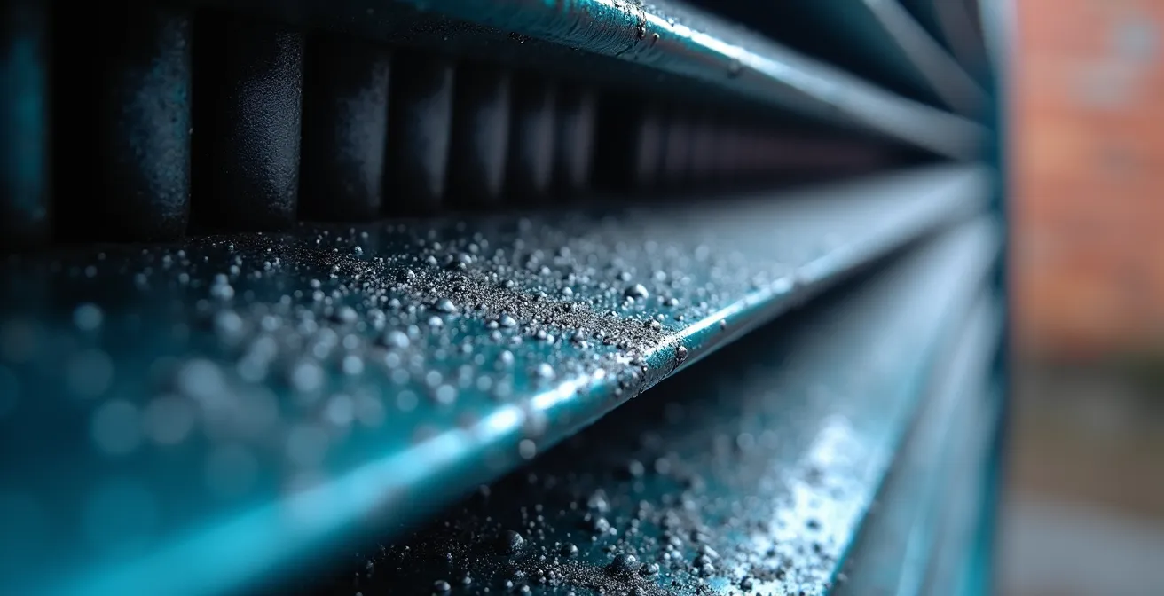 Safe battery storage installation in typical British garage setting