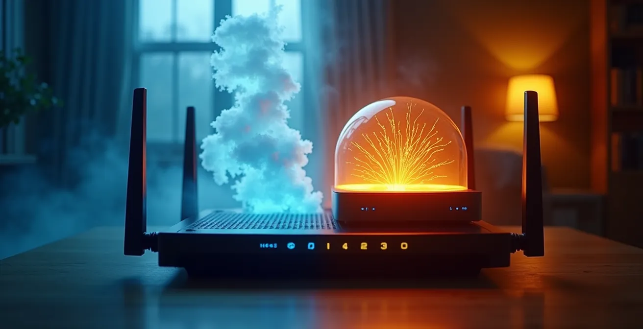 Split comparison of cloud-based versus local smart home control systems