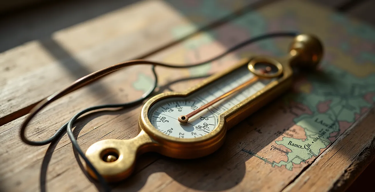 Visual guide showing weather compensation curves for different UK climate zones from Southern England to Scotland
